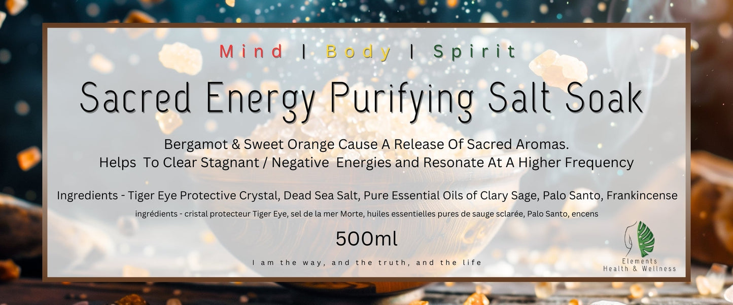 EHW Salt Soak Sacred Energy Purifying Salt Soak