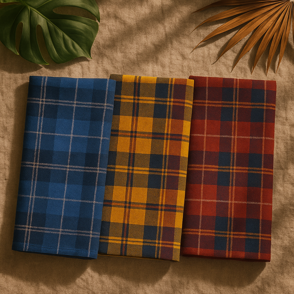 Elements Health & Wellness Massage Cloth Authentic Pha Khao Ma Thai Massage Cloth – Premium Handwoven Cotton Fabric for Stretching, Massage, Relaxation, and Wellness